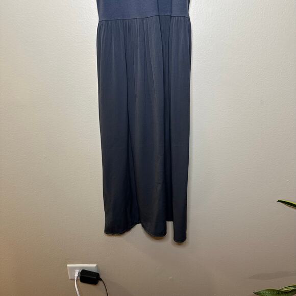 NWT Lou & Grey Mediamix Midi Racerback Dress Women Medium Ballet core minimalist - Picture 4 of 11